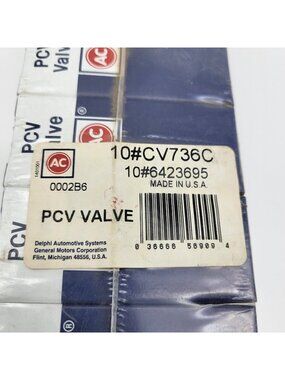 8 Vintage Nos and Nors AC DELCO PCV VALVE CV736C - 6423695 Lot of 8